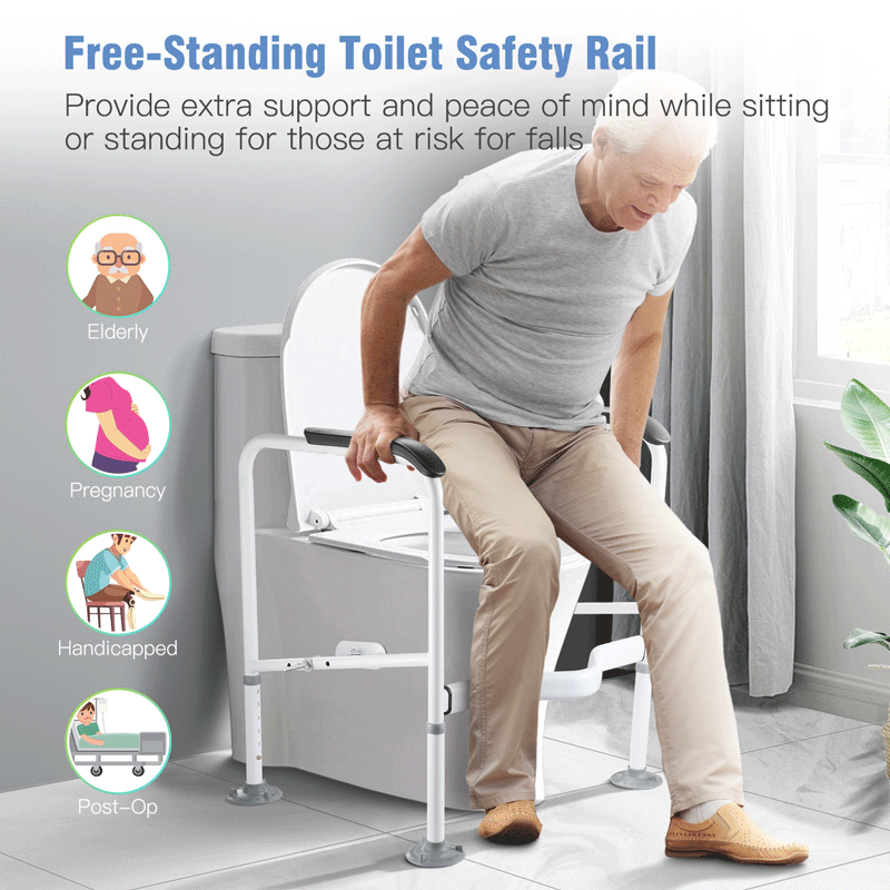 feature toilet safety rail